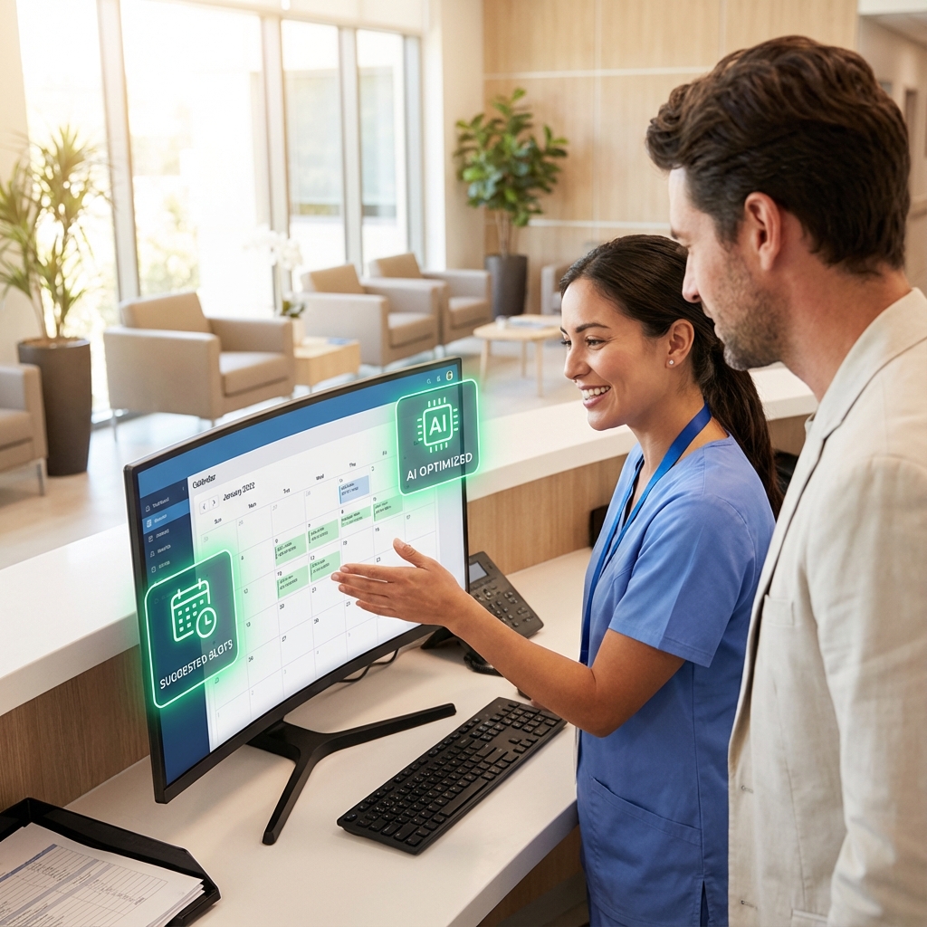 Receptionist with AI Scheduling